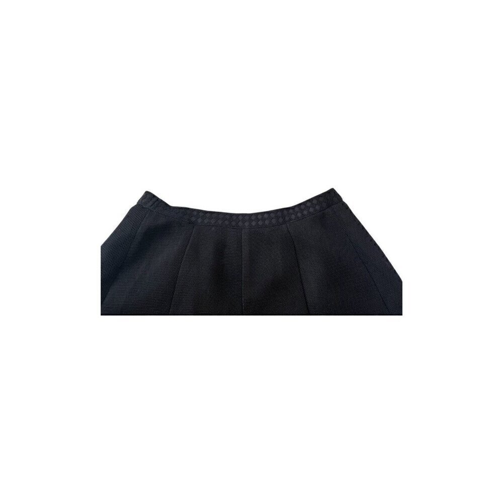 Nasty Gal Moon Black Womens Mesh She Bop A line Skirt Size S A33 - Picture 8 of 12